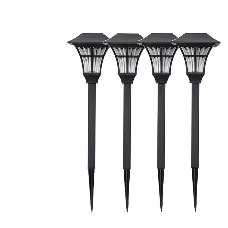 Solar Pathway Lights Outdoor, Waterproof 4 Pack Garden Light Automatic Lighting for Patio Landscape Yard Lawn Walkway Sidewalk