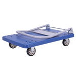 Foldable Platform Trolley Rolling Cart Platform Truck 58 * 88CM 660lbs Weight Capacity 300kgs Dustproof And Durable Rubber Casters High Strength Body