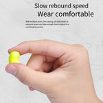 Earplug Sleep Noise Prevention Men And Women Learn Noise Reduction Industrial Silent Sound Insulation Earplug Without Cable 20 Pairs