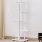 Flower Rack Balcony Landing Multi-storey Shelf Outdoor Meat Climbing Rattan Rack Modern Simple Living Room Partition Metal Iron Indoor Decoration Rack Meat Flower Pot Bonsai