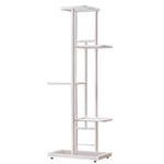 Flower Rack Balcony Landing Multi-storey Shelf Outdoor Meat Climbing Rattan Rack Modern Simple Living Room Partition Metal Iron Indoor Decoration Rack Meat Flower Pot Bonsai