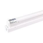 Bright Led Bracket Lamp T8 Lamp Tube Fluorescent Lamp 1.2m 15w White Light 6500k (lamp Frame + Lamp Tube / 10 Sets)