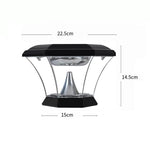 LED Solar Lawn Lamp White 2.5m Outdoor Garden Lawn Lamp Waterproof for Pathway, Walkway, Patio, Yard & Lawn