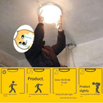 Led Acousto Optic Control Ceiling Lamp Wick Acousto Optic Control Module Ceiling Lamp 6w White Light Two 88 * 88mm