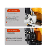 Manual Hydraulic Truck Forklift 2t Carrier Hydraulic Tractor Floor Bull Hand Push Pull Pallet Forklift Lift Loading And Unloading Fork Width 685mm Nylon Double Wheel