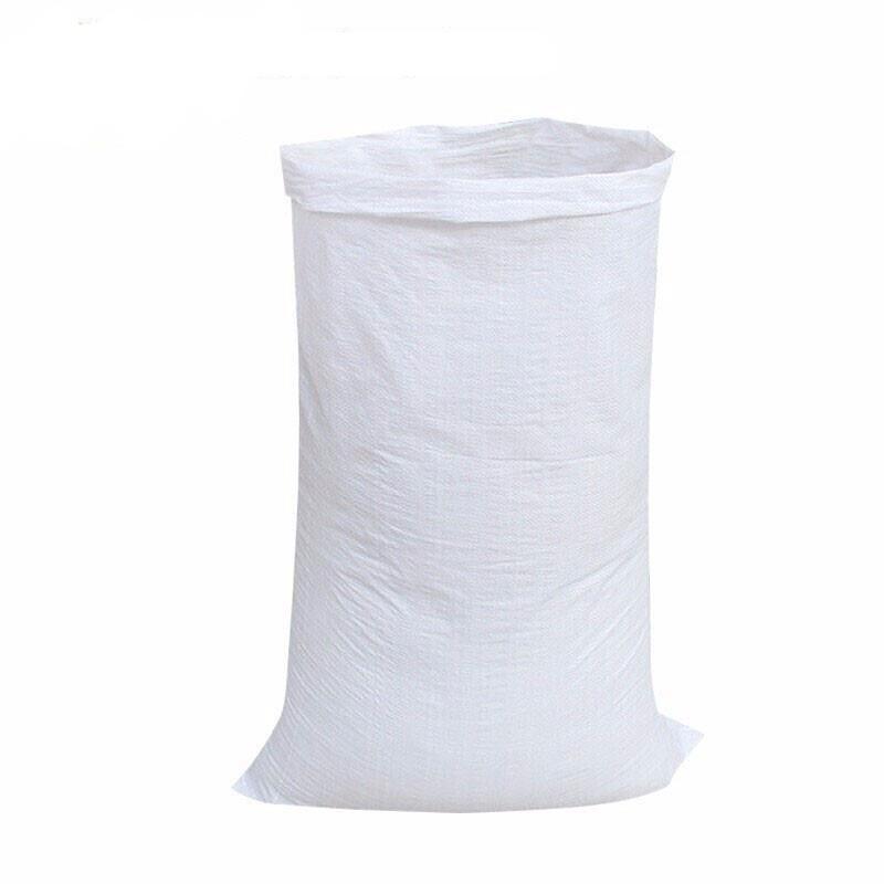 White 75*120 100 Pieces Woven Bag Express Logistics Packing Bag Gunny Bag Plastic Snakeskin Packing Bag Rice Flour Bag