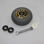 6 Inch Brake Wheel Wheelbarrow Caster Rubber Wheel Silent Wheel Directional Wheel Trailer Universal Wheel 1 Piece