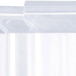 6 Pieces Self Sealing Bag Thickened Transparent 20 * 28cm 12 Silk 100 Pieces