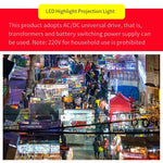 Led Low Voltage Projection Lamp Commercial Night Market Lamp Stall Lamp Battery Lamp Outdoor Emergency Marine Lamp Low Voltage 50w White Light