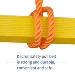 5m FRP Lifting Insulation Ladder Yellow Suitable Electric Power, Construction and Building