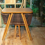 Balcony Table Chair Rattan Chair Three Piece Combination Outdoor Courtyard Furniture Modern Simple Household Tea Table And Chair