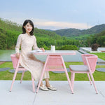 Balcony Table Chair Rattan Chair Three Piece Combination Outdoor Courtyard Furniture Modern Simple Household Tea Table And Chair