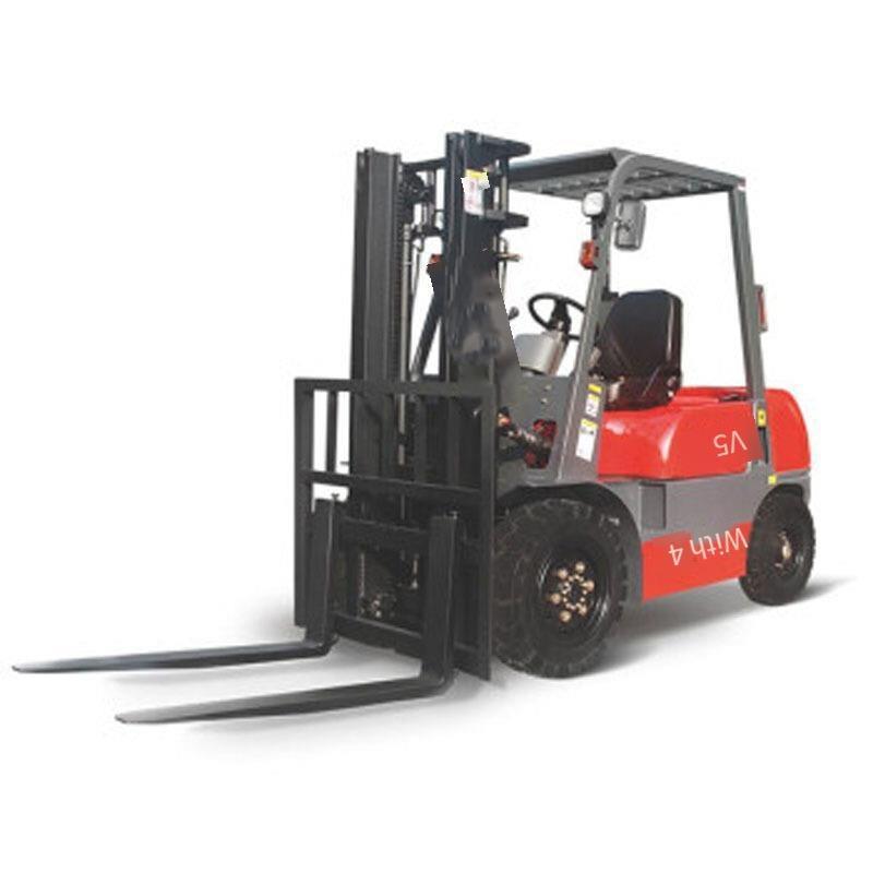 Diesel Powered Forklift 2t Four-Wheel Forklift Rised And Declined Forklift