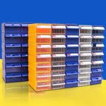 320 * 160 * 85 mm Modular Plastic Parts Cabinet Drawer Type Component Box Material Box Drawer Type Storage Box Parts Box