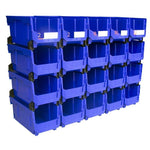 135 * 105 * 76 mm Dual Purpose Combined Parts Box, Back Hanging Plastic Box, Inclined Material Box, Component Box, Classification Box