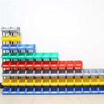 Modular Parts Box Thickened Inclined Plastic Box Material Box Components Box Screw Box Tool Box 180 * 120 * 80 mm (default Blue)