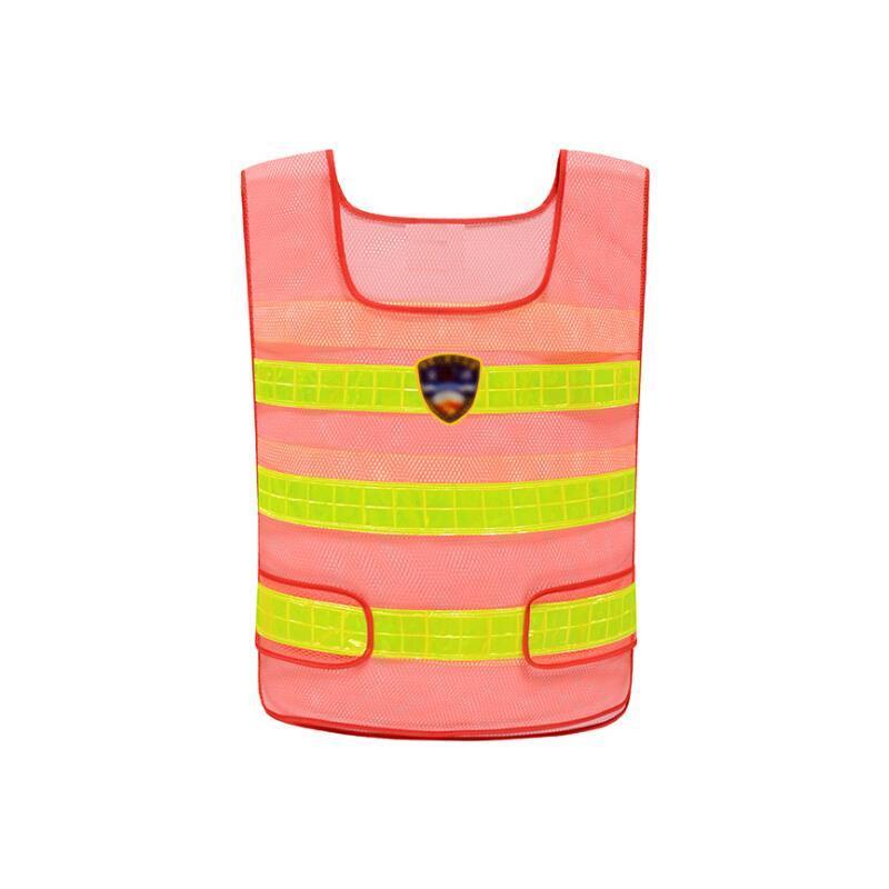 Mesh Reflective Vest Hexagonal Mesh Reflective Vest Fluorescent Orange