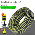 Garden Sprinkler Home Watering Vegetables Sprinkler Seedling Sprinkler Spray Head Explosion-proof Plastic Hose Antifreeze 15 Meters Water Gun Set