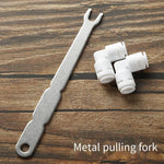Household Water Purifier Installation Multi-function Wrench Kitchen Pipe Fork PE Pipe Removal Accessories Plastic Pipe Fork