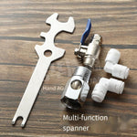 Household Water Purifier Installation Multi-function Wrench Kitchen Pipe Fork PE Pipe Removal Accessories Plastic Pipe Fork