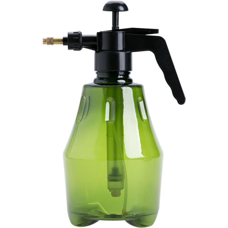 Pressure Type Watering Flower Spray Bottle Small Watering Pot Atomizing Spray Bottle Watering Pot 1.5L Ink Green