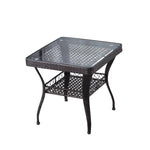 Tea Table Imitation Rattan Chair Balcony Table And Chair Teng Chair Outdoor Table And Chair Coffee 70 Square High 72