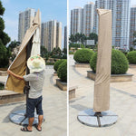 Outdoor Sunshade Umbrella Cover Windproof Waterproof And Sunscreen Protection Aisan Thickened Roman Umbrella Cover