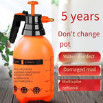 Herbicidal Spray Kettle Manual Pressure Flower Watering Kettle Watering Pot Disinfectant Sprinkler 2 Litres (high Pressure Transparent Section) + Long Sprinkler