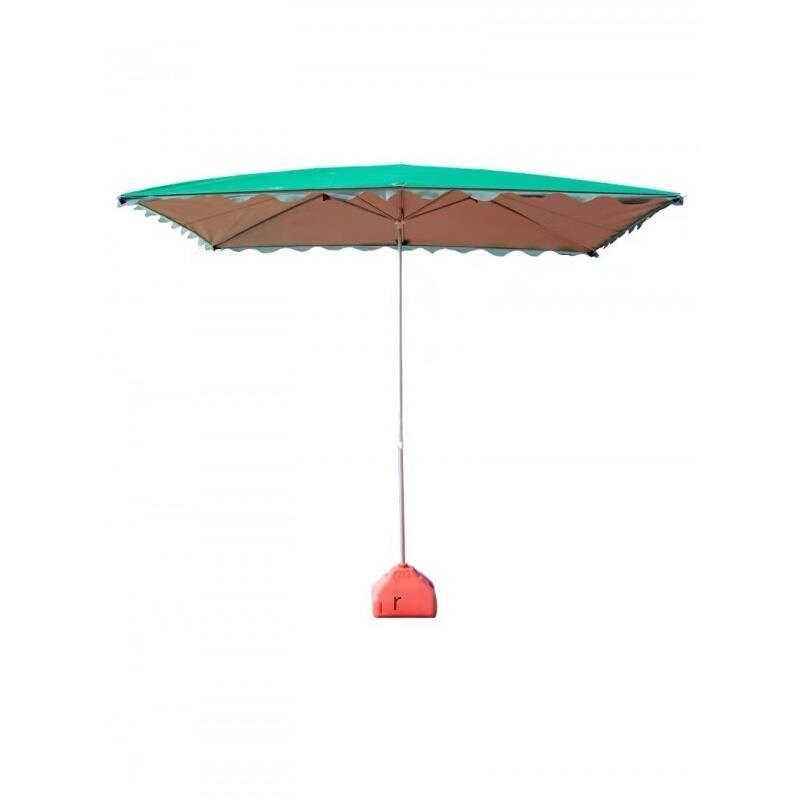 New Large Outdoor Sunshade Inclined Canopy Stall Umbrella Rainproof Folding Square Thickened Umbrella Four Bones 2 × 1.5 M