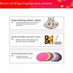 Net Red Hanging Basket Rattan Chair Balcony Outdoor Dormitory Cradle Chair Leisure Hammock Adult Rocking Chair Reclining Chair White