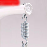 Net Red Hanging Basket Rattan Chair Balcony Outdoor Dormitory Cradle Chair Leisure Hammock Adult Rocking Chair Reclining Chair White