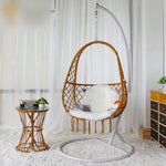 Net Red Hanging Chair Hanging Basket Rattan Chair Bedroom Swing Girl Single Family Indoor Balcony Hanging Orchid Chair Hammock Bassinet Chair