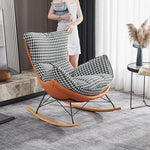 Sofa Chair Reclining Chair Balcony Small Family Lazy Family Living Room Bedroom Thousand Bird Lattice Single Sofa