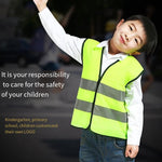 Children's Safety Clothing Reflective Vest Group Activities Safety Protection Vest Primary School Students' Extracurricular Fluorescent Clothing