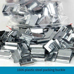 PET Plastic Steel Belt Packing Buckle Iron Sheet Hand Thickening 1606