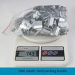 PET Plastic Steel Belt Packing Buckle Iron Sheet Hand Thickening 1606
