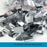 PET Plastic Steel Belt Packing Buckle Iron Sheet Hand 1910