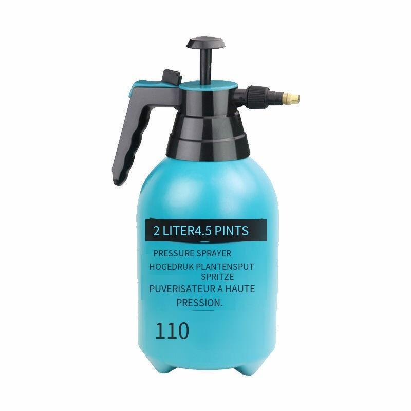 3L Orange Watering Pot Flower Garden Small Manual Manual Pressure Type Watering Pot Spray Kettle Spray Lock Type Household Green Vegetable Watering Kettle