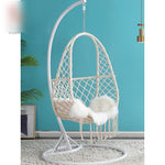 Hanging Chair Hanging Basket Rattan Chair Balcony Hanging Orchid Chair Hammock Bassinet Chair A Beige Single