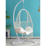 Net Red Hanging Chair Basket Rattan Bedroom Swing Girl Single Family Indoor Balcony Orchid Hammock Bassinet A Beige Single