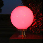 Solar Lamp Spherical Wall Lamp Outdoor Column Head Lamp Gate Column Courtyard Lamp Waterproof Garden Villa LED Wall Head Lamp Decoration Night Lamp