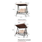 Swing Hanging Chair Household Net Red Cradle Indoor Courtyard Basket Rattan Lazy Outdoor Rocking Panama Khaki Double Winter And Summer