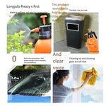 Air Pressure Watering Pot 2L Watering Pot Horticultural Tools Pressure Sprayer Sprinkling Pot Double Wash Car Watering Pot Thickening 2 Liters