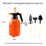 Air Pressure Watering Pot 2L Watering Pot Horticultural Tools Pressure Sprayer Sprinkling Pot Double Wash Car Watering Pot Thickening 2 Liters