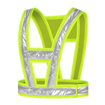 V-Type Reflective Vest PVC Lattice Fluorescent Vest Traffic Engineering Safety Protection Vest Road Administration Work Safety Clothes