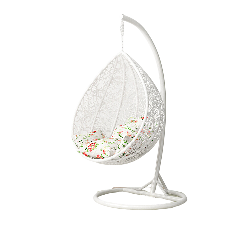 Hanging Chair Outdoor Cane Chair Family Bedroom Indoor Balcony Hammock Cradle Chair Single Armless (95cm Wide) Cane