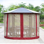 Outdoor Pavilion Tent Courtyard Garden Leisure Pavilion Balcony Grand Pavilion Prince Pavilion Hexagonal Pavilion Tables And Chairs