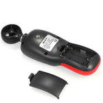 ECVV Handheld Mini Anemometer Digital Wind Speed Measurement Wind Temperature Tester LCD Display Air Flow Velocity Wind Meter For Measuring Wind Speed, Temperature