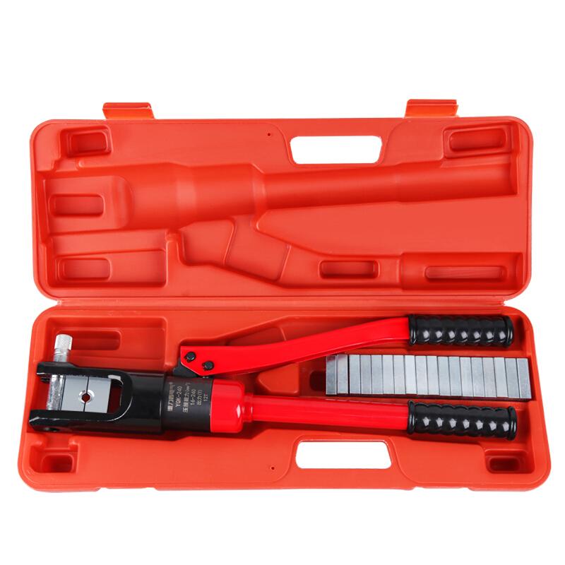 Manual Hydraulic Pipe Crimper For Workers Hydraulic Crimping Tools 16 – 240 mm2 With 20 Dies, Pliers Use For Site Construction, Maintenance