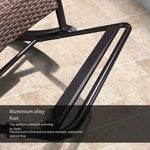 Balcony Rocking Chair Recliner Chair Household Rocking Chair Leisure Carefree Chair Combination Table And Chair Three Piece Set Charles